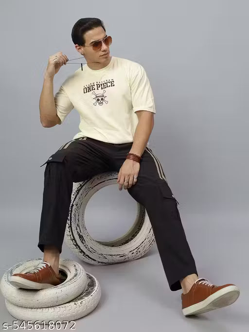 Men’s One Piece anime print T-shirt