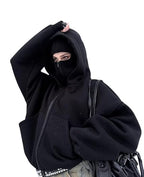 Balaclava Ninja Zipper Hoodie