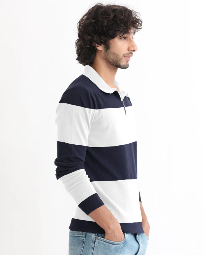 Men's Full Sleeve Color Block Sweatshirt