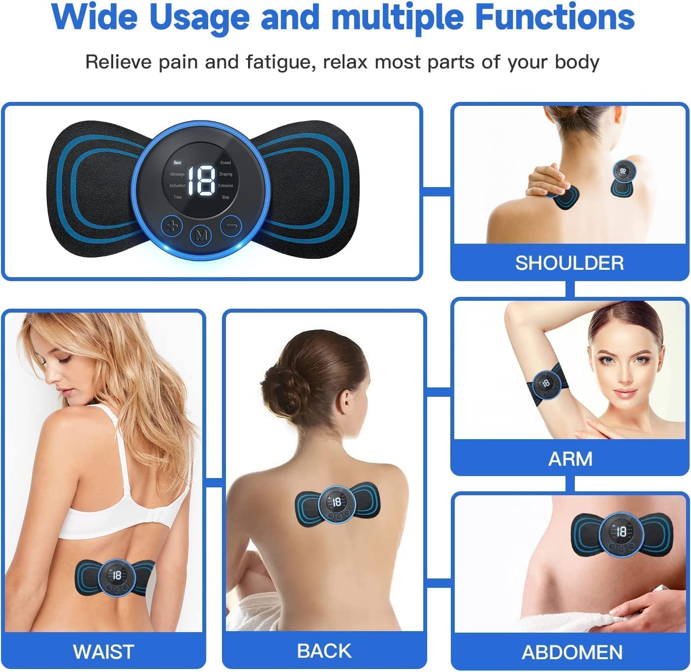 Portable Mini- Vibration Neck Massager