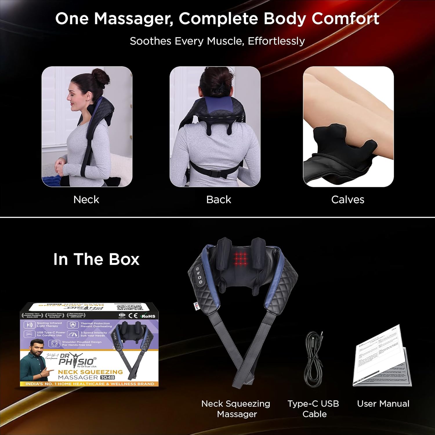 Neck and Back Massager Machine