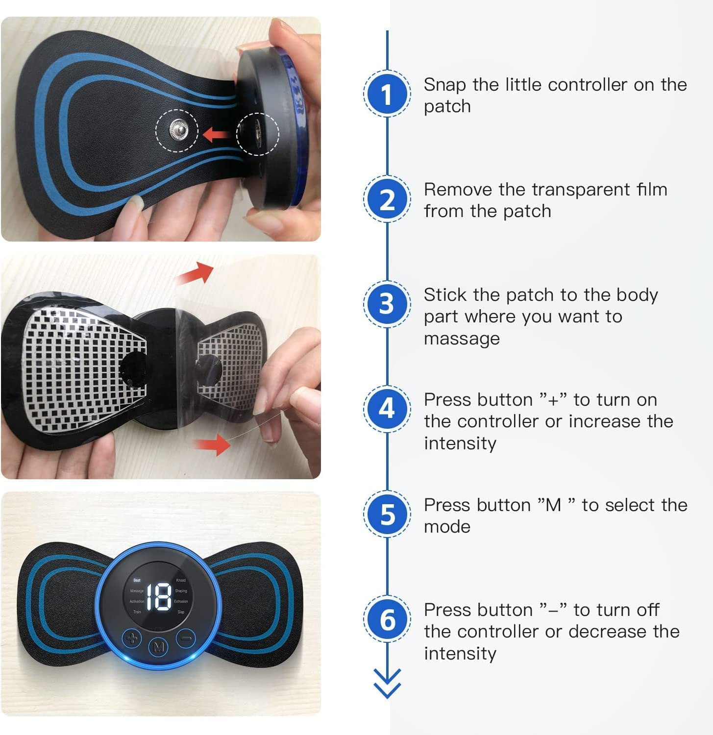 Portable Mini- Vibration Neck Massager