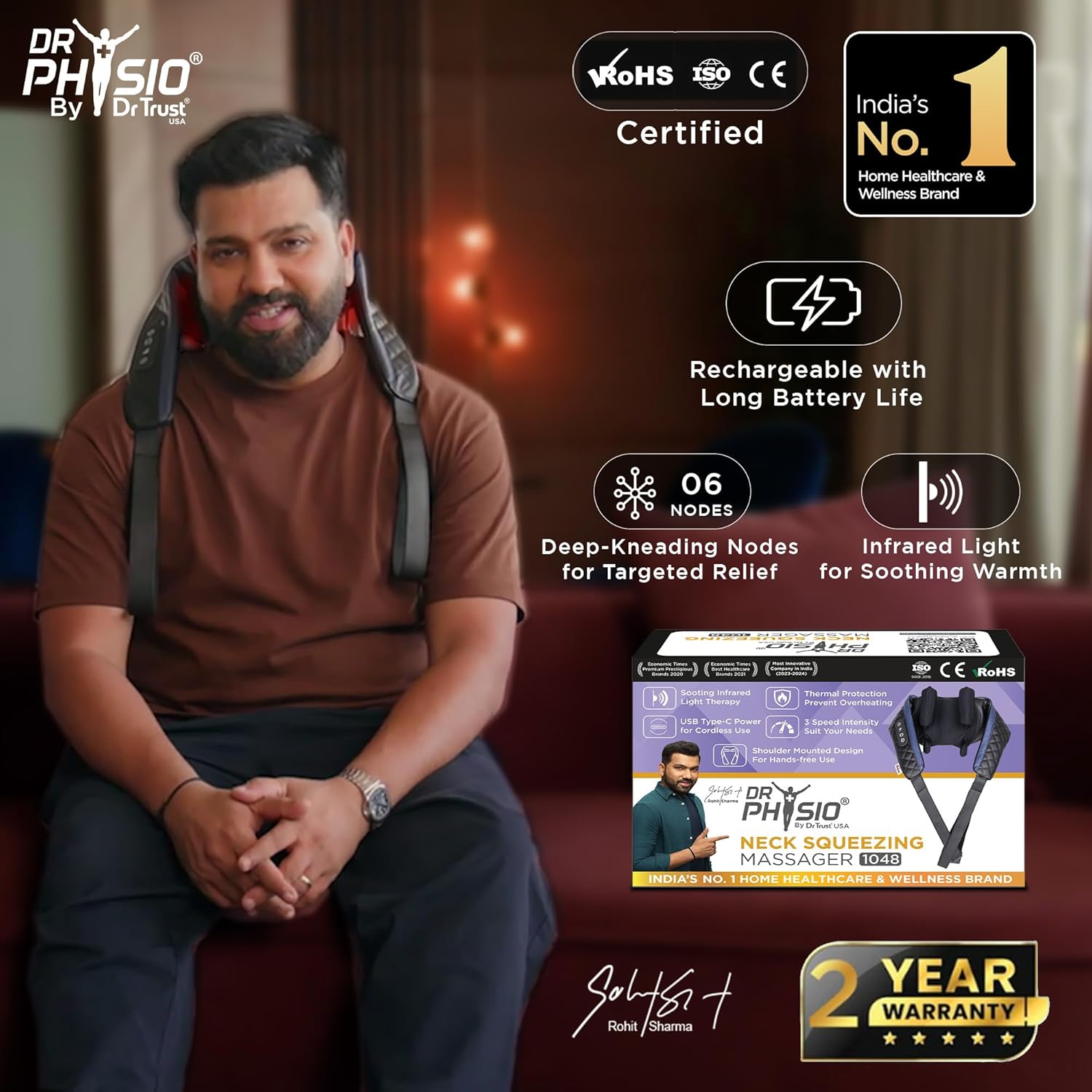 Neck and Back Massager Machine