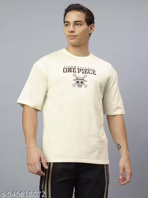 Men’s One Piece anime print T-shirt