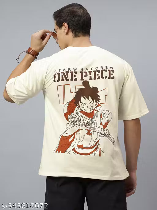 Men’s One Piece anime print T-shirt